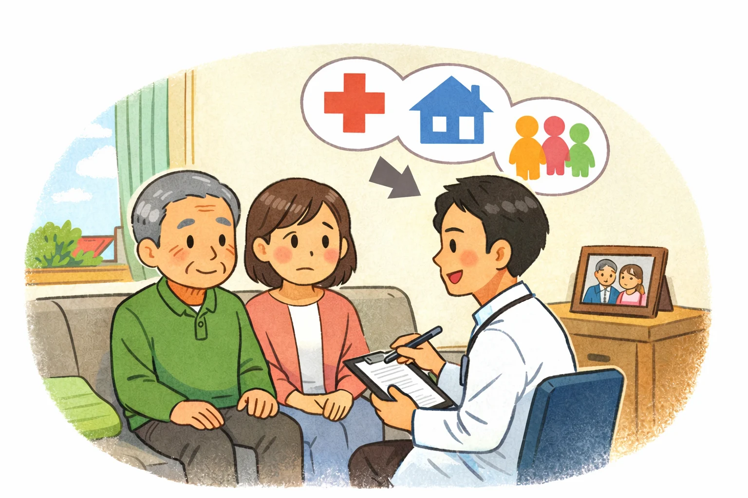 医師に伝わる施術報告書とは。訪問診療医と病院医師で求める情報はどう違うのか