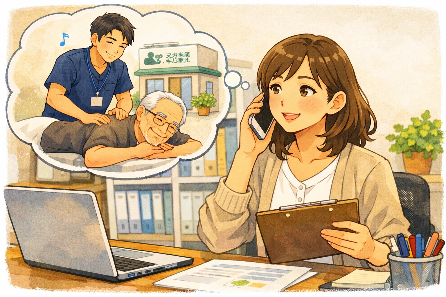 ケアマネに信頼される施術報告書とは？紹介につながる書き方のポイント